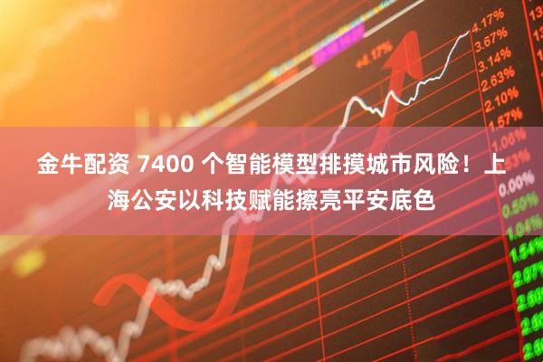 金牛配资 7400 个智能模型排摸城市风险！上海公安以科技赋能擦亮平安底色